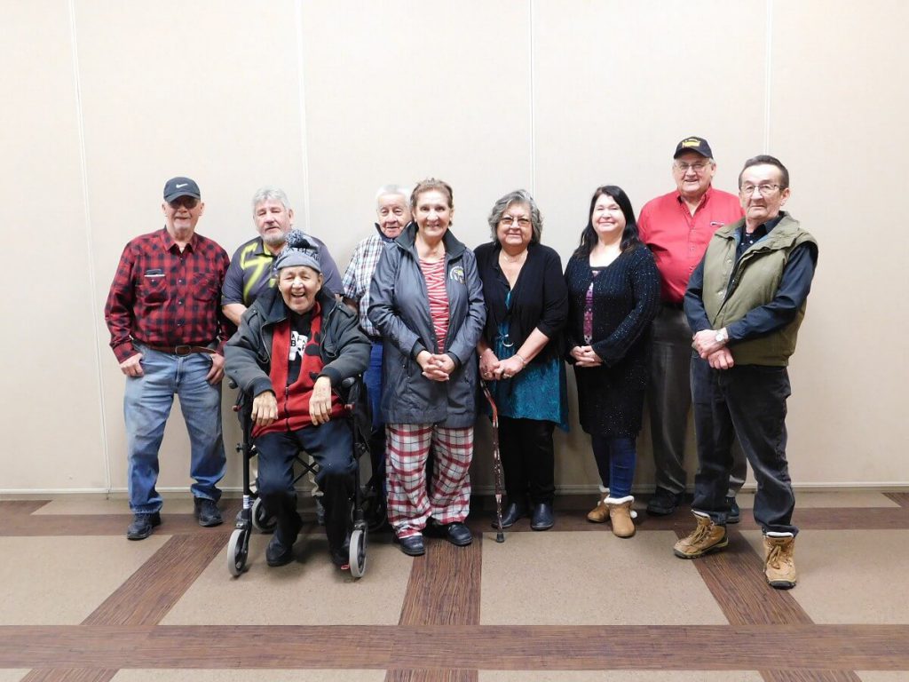 Elders Group Photo. left to right: Patrick, Paul, Lawrence, Gary, Annette, Phylis, Iris, Leory, and Joe.