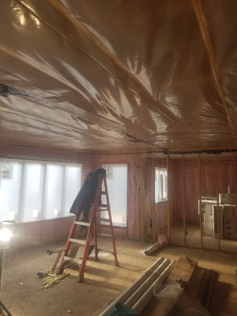 Insulation and vapour barrier