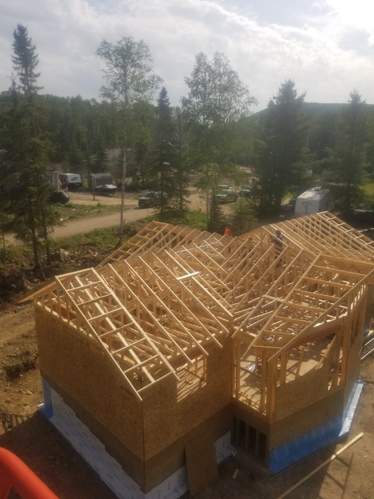 Trusses are on