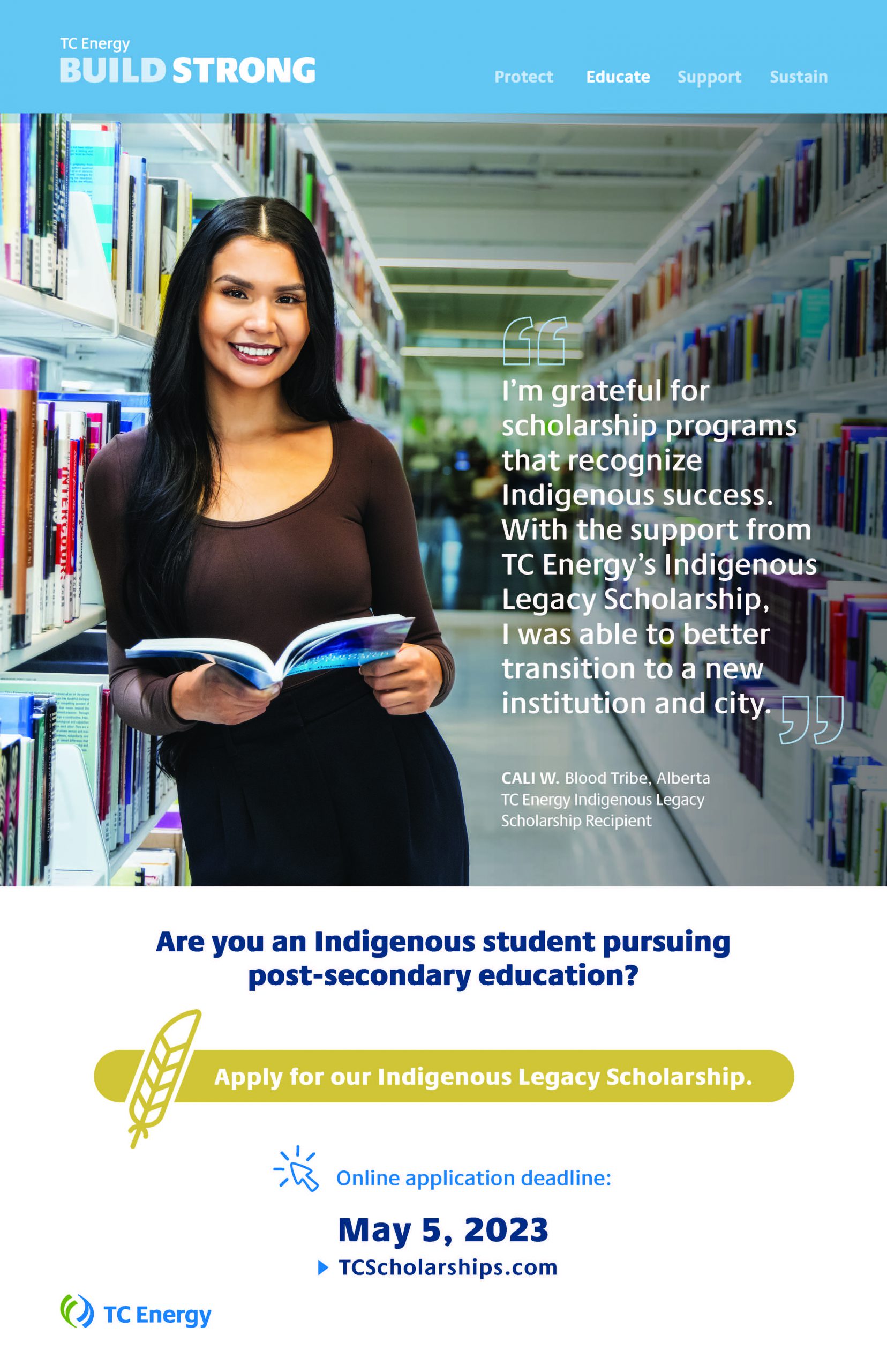 TC Energy Scholarship Poster