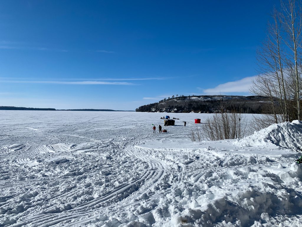 ice fishing 2023 - out on the lake