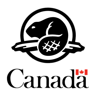 parks canada logo - beaver with "canada" and canadian flag